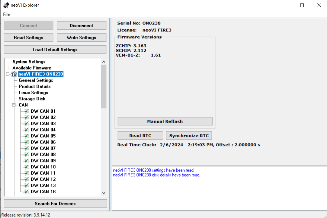 neoVI FIRE 3 hardware